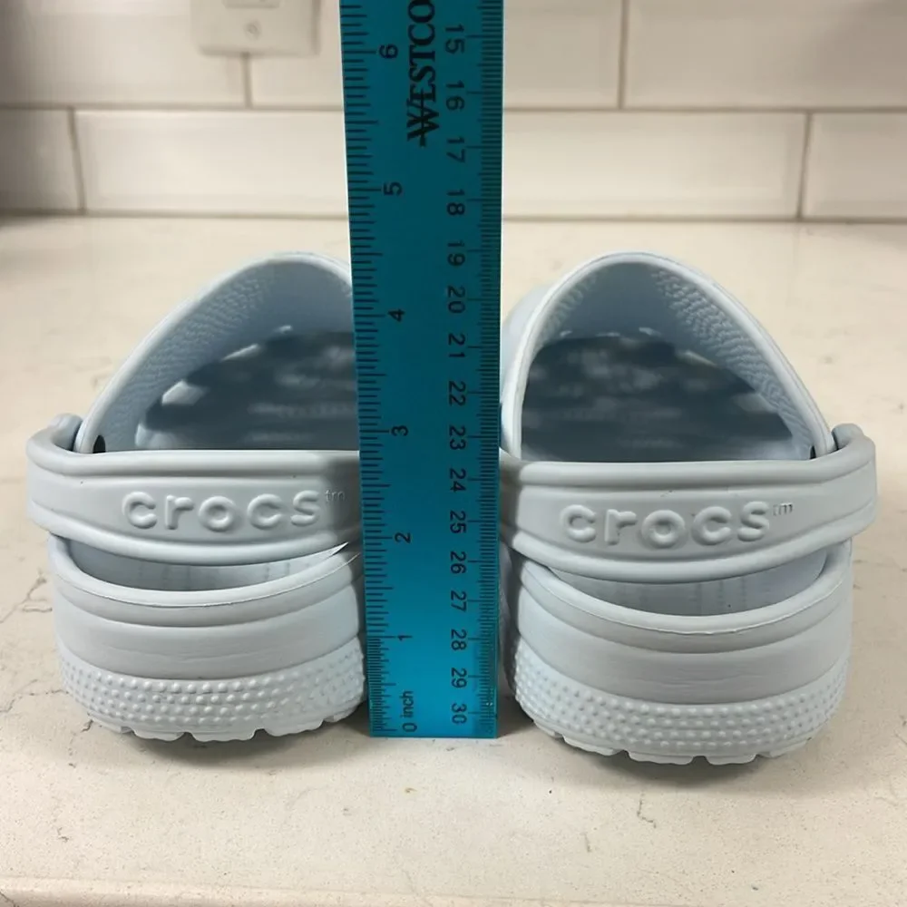 Crocs Classic Clog Light Blue Rubber Shoes Unisex Adult M5 / W7 - Picture 3 of 15